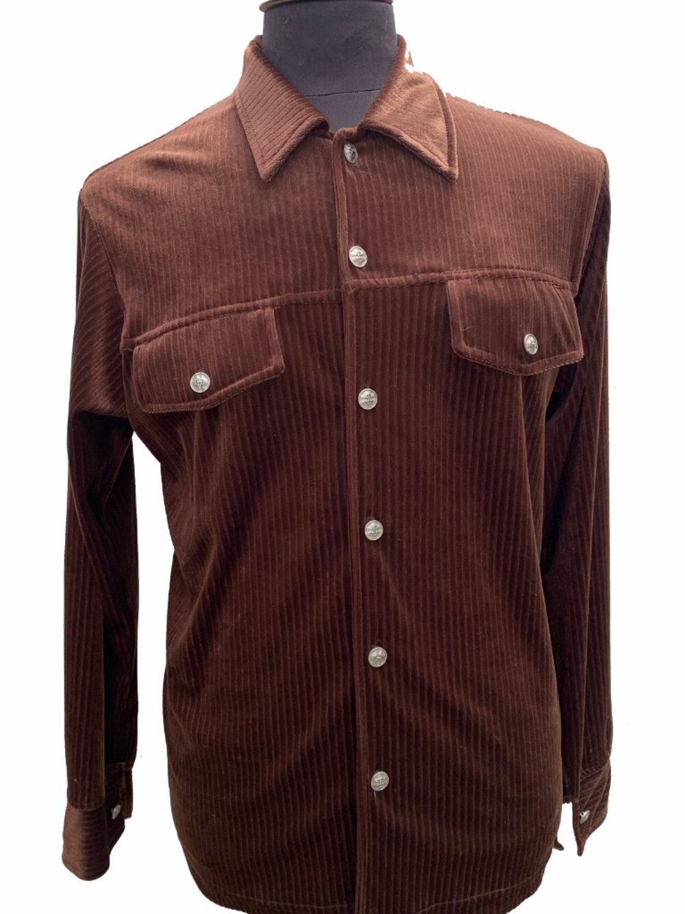 ROMEO 100% Micro Fiber Polyester Velvet Casual Shirt